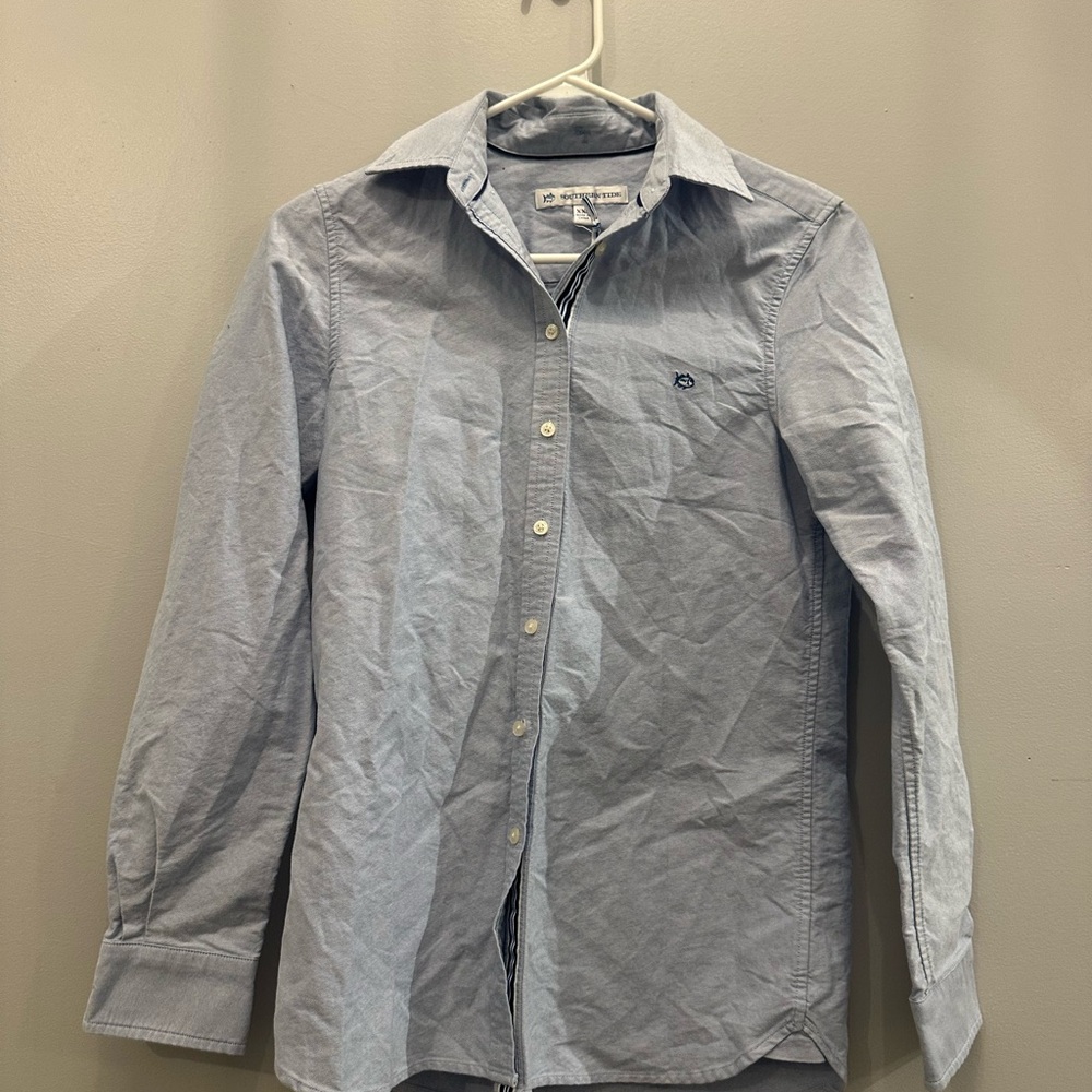 NWT Southern Tide Madison Oxford Shirt. Women’s XXS.